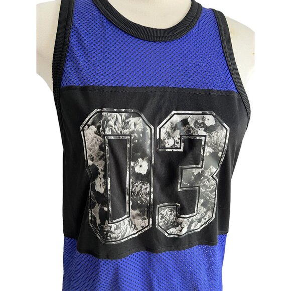 Adidas Purple & Black Netted Active Tank Top Sz Small Womens Jersey Tank - Picture 2 of 6